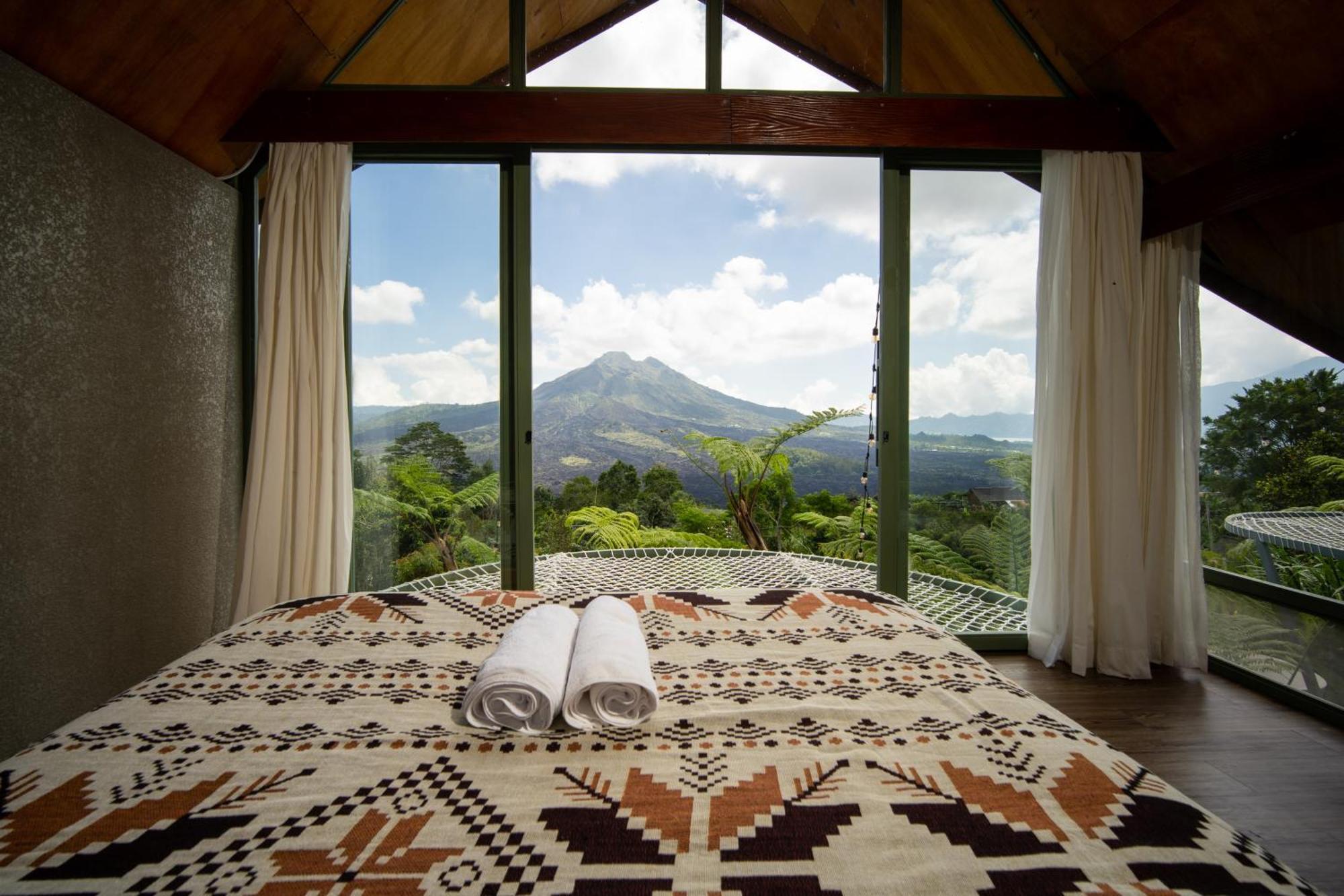 Black Wood Cabin Kintamani Exterior foto